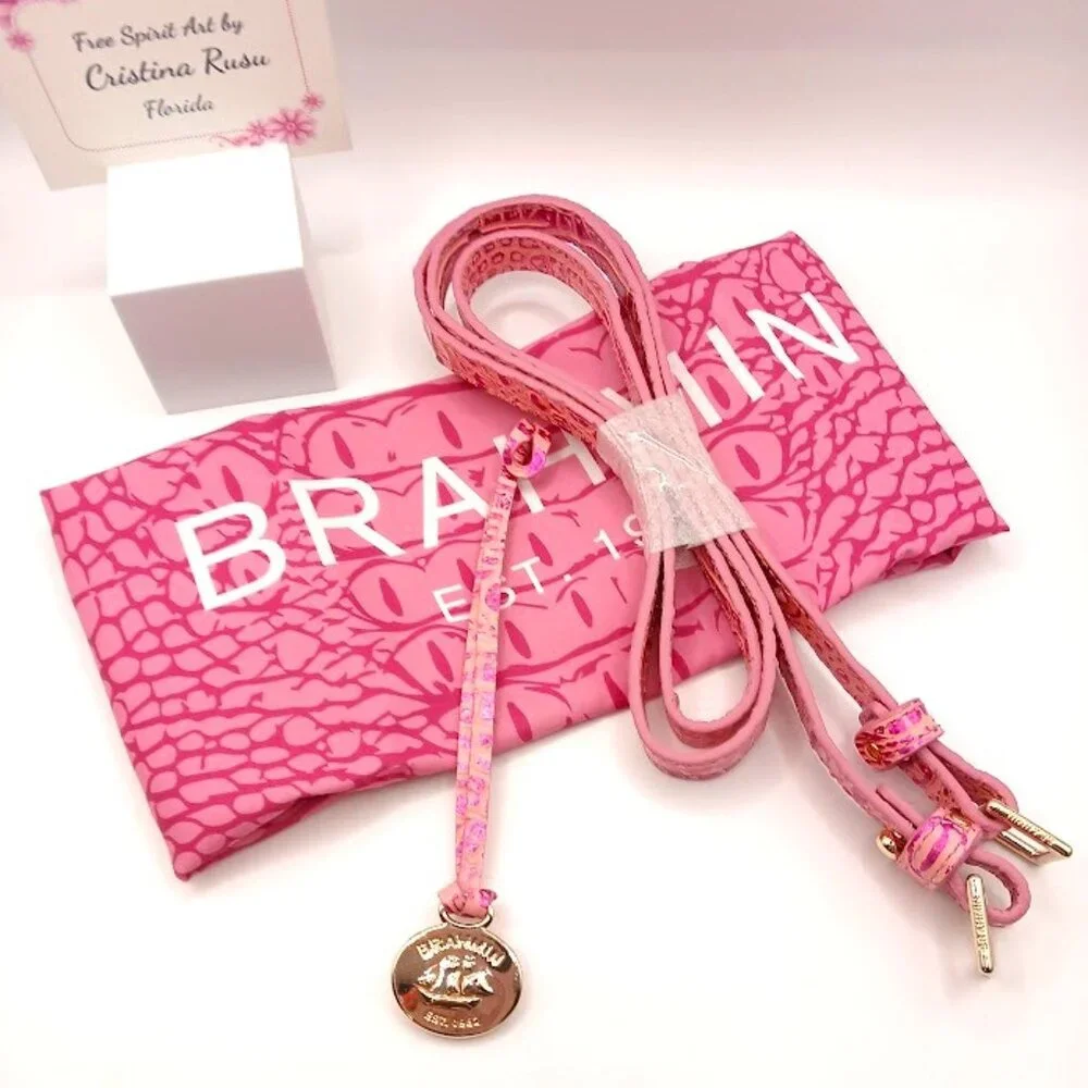 Brahmin replacement straps, dust bag, hang fob tag NEW - Picture 4 of 4